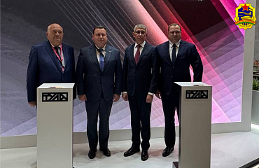 Председатель Госкомвоенпрома Дмитрий Пантус принимает участие в международной промышленной выставке ИННОПРОМ.Беларусь